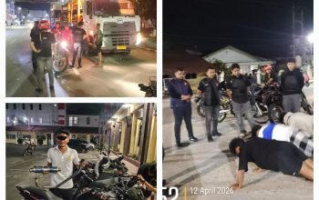 Patroli Hingga Subuh, Polres Pematangsiantar Amankan 3 Motor Knalpot Brong