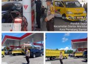 Pantau Stok hingga Arus Lalu Lintas, Polsek Siantar Martoba Amankan Penyaluran BBM