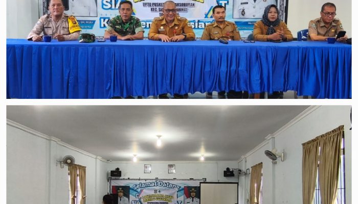 Polsek Siantar Marihat Ikuti Pertemuan Lintas Sektoral, Perkuat Kerja Sama Demi Kesehatan Warga