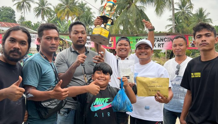 Andika Prayogi Sinaga SE Raih juara 2 tournament Executive kolam pancing pak RT