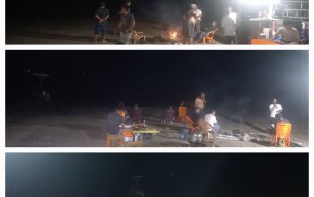 Suasana Hangat di Pantai Lumban Manik: Wisatawan Tanah Karo Nikmati Malam Kebersamaan di Samosir