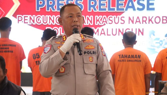 Kinerja Narkoba Triwulan I Meningkat, Polres Simalungun Ungkap 74 Kasus dan Amankan 91 Tersangka