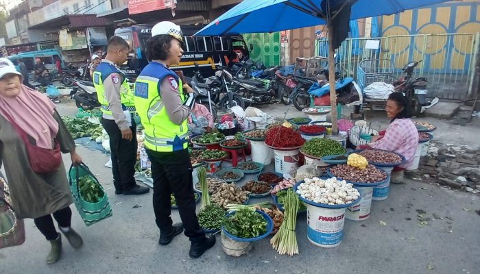 Sat Lantas Pematangsiantar Intensifkan Edukasi di Kawasan Pasar, Tertib Parkir dan Arus Lalin Jadi Sorotan