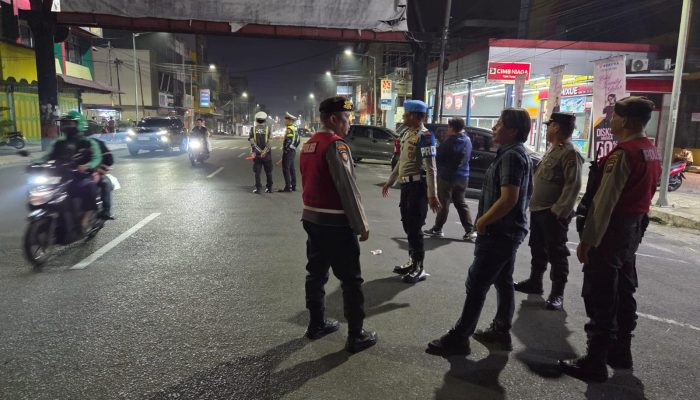 Polres Pematangsiantar Perketat Patroli Malam, KRYD Sasar Balap Liar dan Knalpot Brong