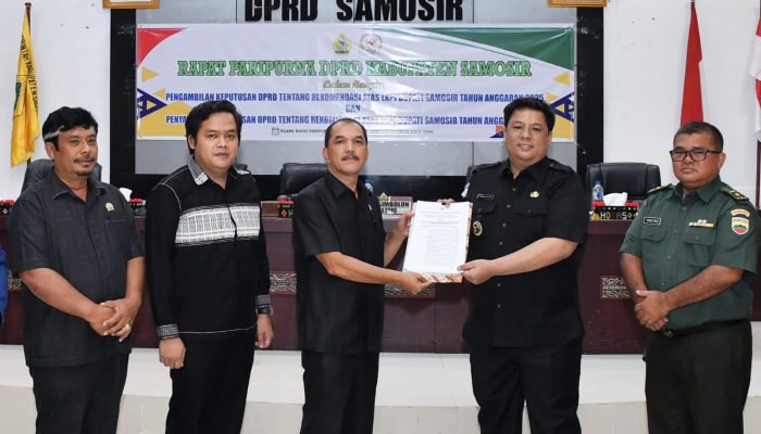 DPRD Samosir Ketok Palu LKPJ 2025: Rekomendasi Kritis Jadi Ujian Serius Kinerja Bupati