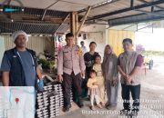 Bhabinkamtibmas Polsek Siantar Martoba Kawal Distribusi Makanan Bergizi Gratis untuk Balita dan Ibu Hamil