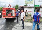 Kapolsek Siantar Marihat Pimpin Langsung Olah TKP Kebakaran Warung Playstation, Kerugian Ditaksir Rp13 Juta