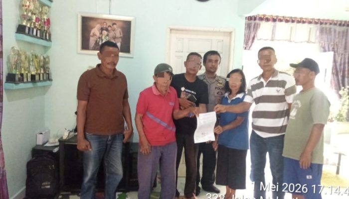 Konflik Senjata Tajam Berhasil Diredam Polsek Siantar Marihat, Pilih Jalur Damai