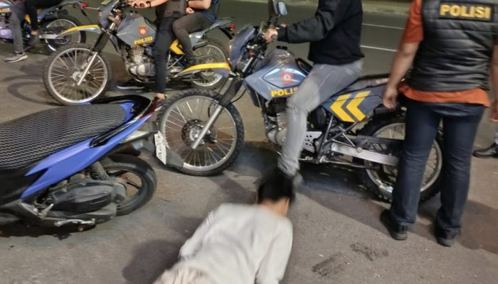 Patroli Hingga Subuh, Timsus Dayok Mirah Polres Pematangsiantar Tertibkan Knalpot Brong dan Antisipasi Gangguan Kamtibmas