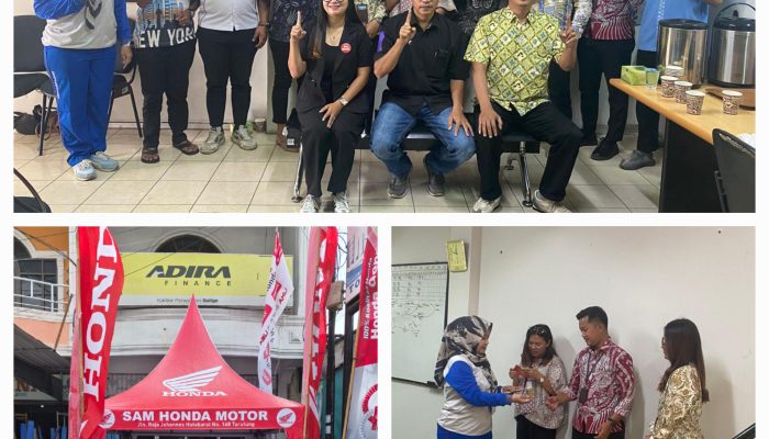 Gelar Edukasi Safety Riding, Adira Finance Balige dan Sam Honda Motor Tanamkan Budaya Berkendara Aman