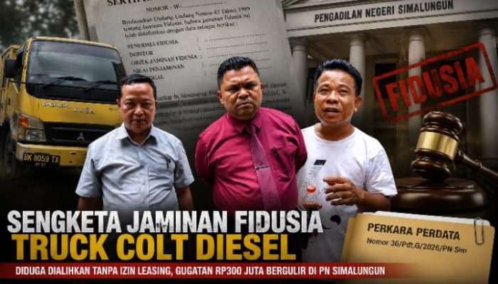Dugaan Pengalihan Jaminan: Oknum TNI Terseret Gugatan Rp300 Juta di PN Simalungun