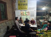Bhabinkamtibmas Polsek Siantar Marihat SALING di Pos Kamling Gang Kelutuk