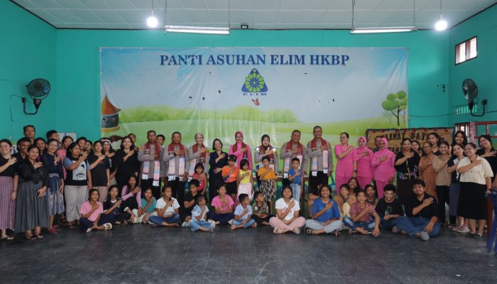 Sambut HUT Bhayangkara Ke 80, Polres Pematangsiantar Gelar Baksos ke Panti Asuhan Elim dan Grace House 