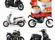 PROMO JULI GORA MOTOR: Beli Motor Tunai atau Kredit, Langsung Bawa Pulang + Bonus Reskuker!
