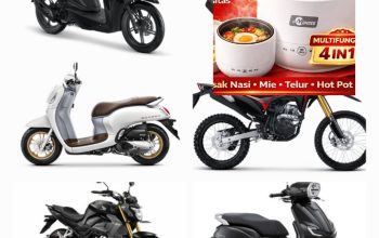 PROMO JULI GORA MOTOR: Beli Motor Tunai atau Kredit, Langsung Bawa Pulang + Bonus Reskuker!