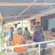 Polsek Siantar Marihat Sambangi Pekerja Proyek Pembangunan Drainase