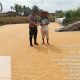 Polsek Siantar Marihat Sambang Petani Binaan di Jalan Bahkora II