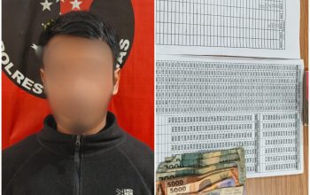 Satreskrim Polres Humbahas Amankan Pelaku Judi Togel di Doloksanggul