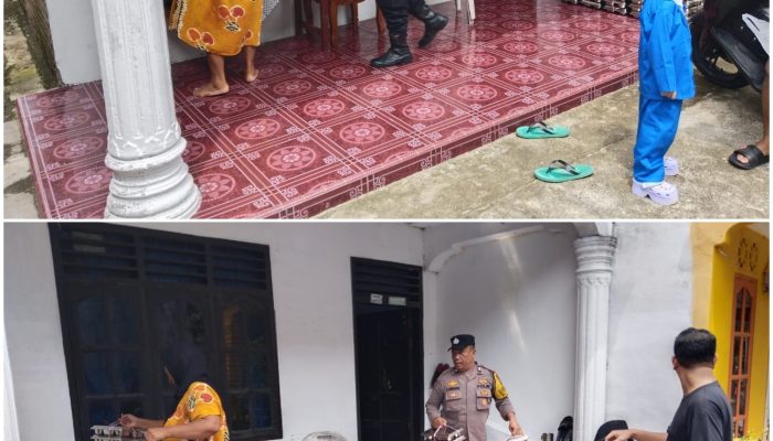 Polsek Siantar Martoba Monitoring Distribusi MBG di Posyandu