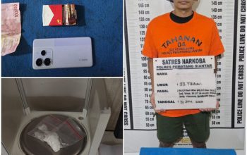Residivis Asal Aceh Dibekuk di Siantar, Polisi Sita 9,05 Gram Sabu