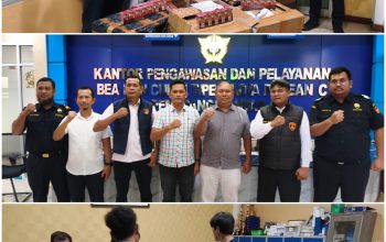 Sat Reskrim Polres Pematangsiantar Limpahkan 4.800 Bungkus Rokok Ilegal ke Bea Cukai, Dua Terduga Pelaku