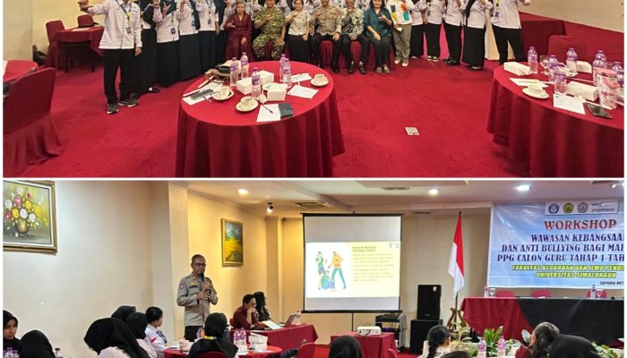 Sambut HUT Kemerdekaan RI Ke 81, Polres Pematangsiantar Gelar Workshop Anti Bullying Bagi Mahasiswa FKIP USI