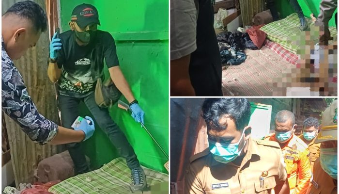 Polsek Siantar Barat Cek TKP Laporan Temuan Mayat di Jalan Rajawali, Diduga Sakit Sejak Lama