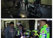 Dini Hari, Polres Samosir Tilang 17 Motor Pakai Knalpot Brong